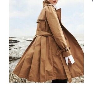 J. Crew pleated trench